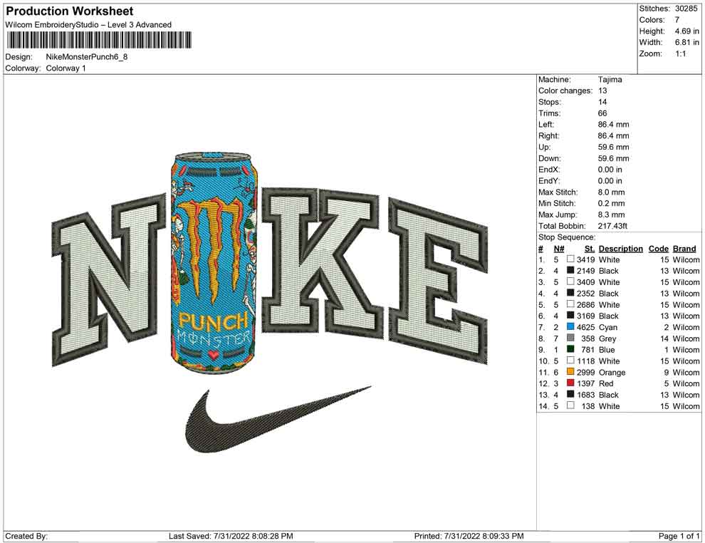Nike Monster Punch Bottle