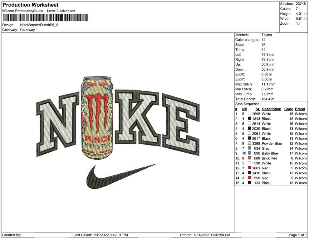 Nike Monster Punch Bottle B