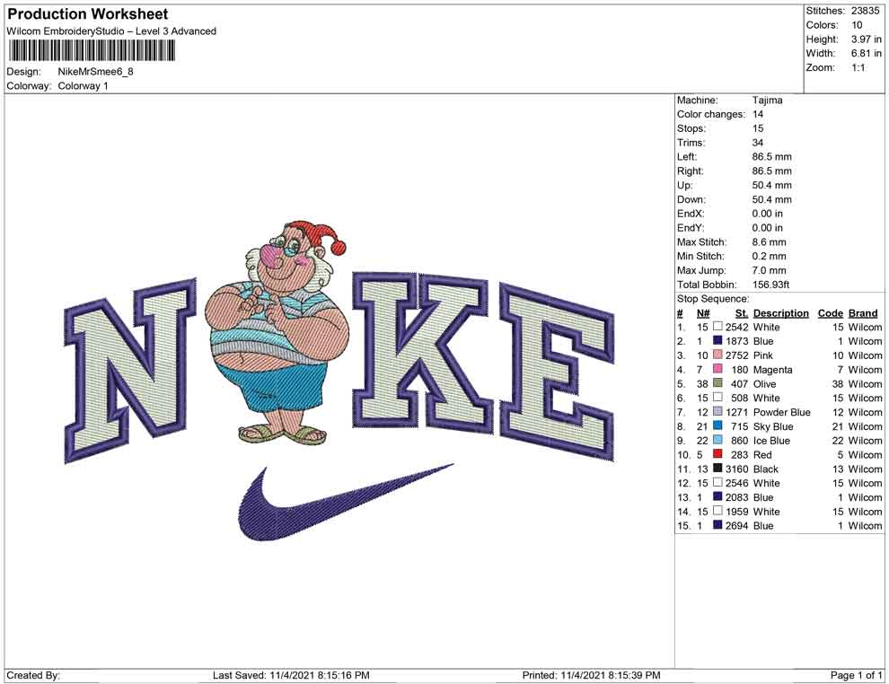 Nike Mr Smee