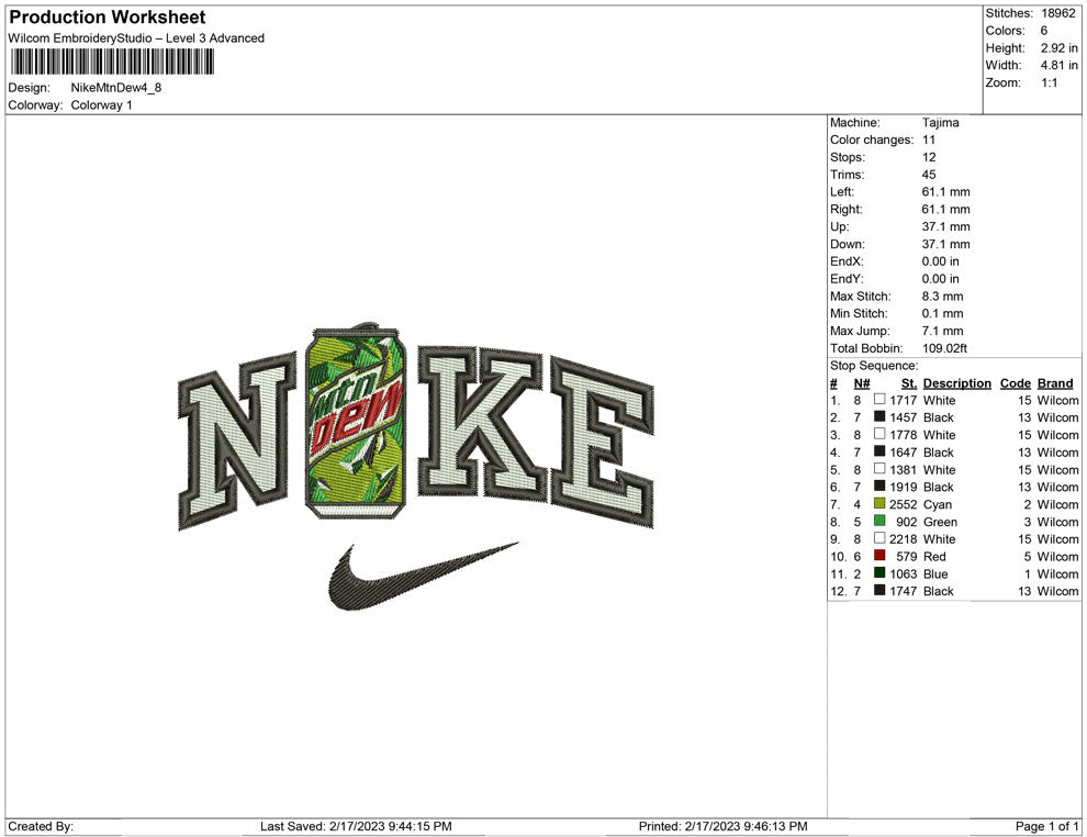 Nike MtnDew Bottle