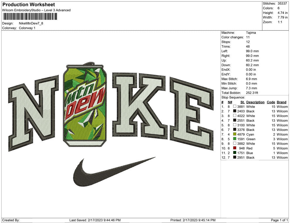 Nike MtnDew Bottle