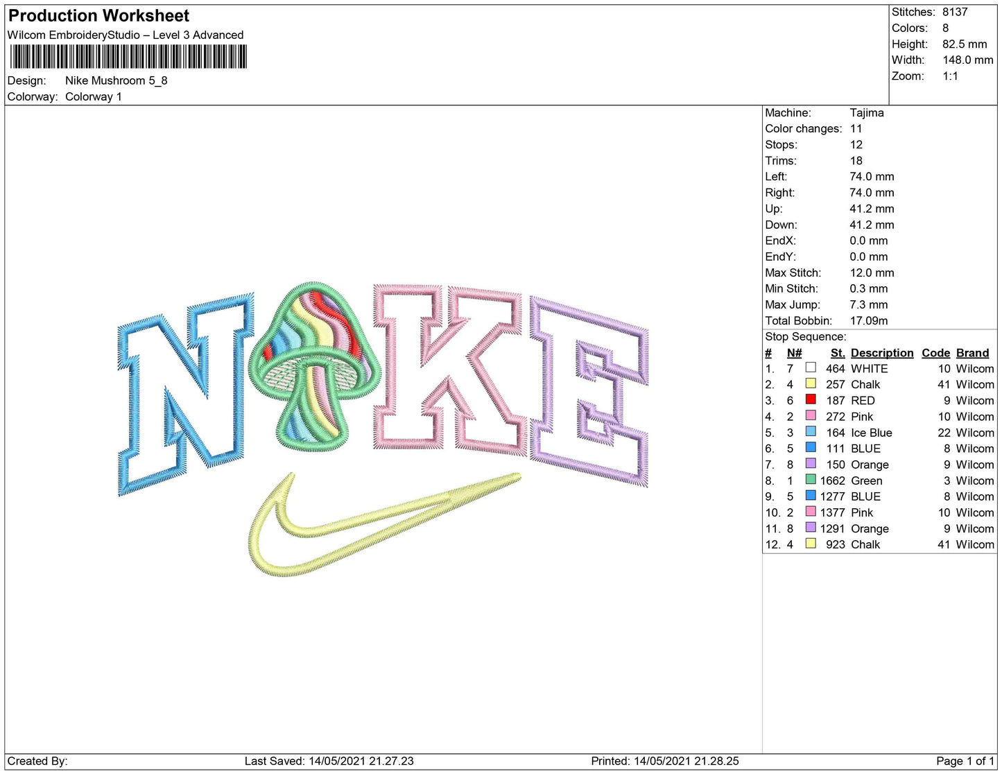 Nike mushroom