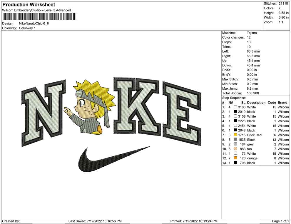 Nike Naruto chibi