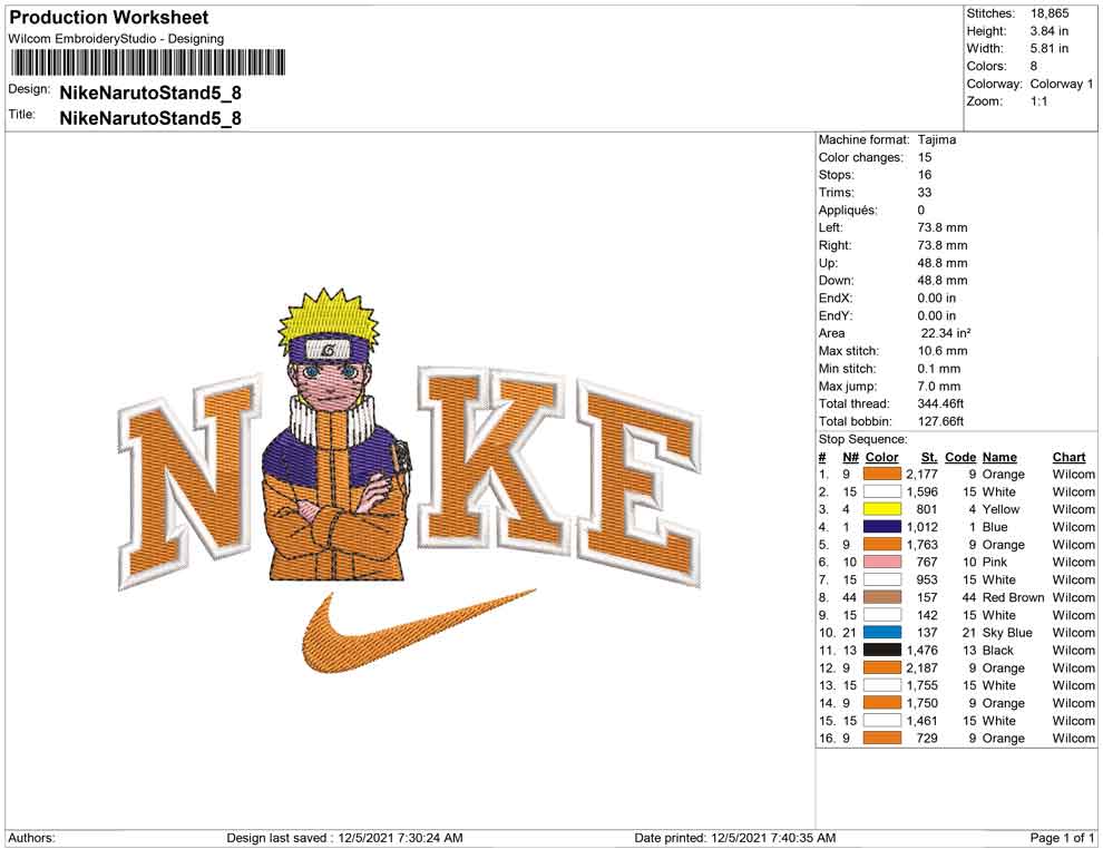 Nike Naruto Stand