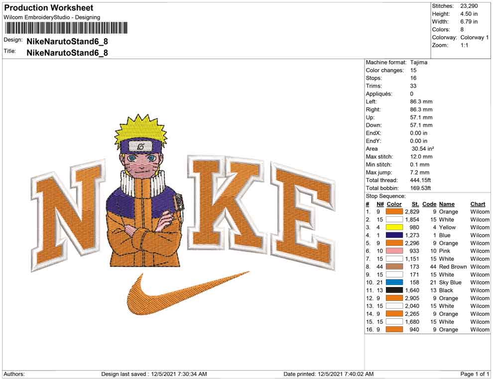 Nike Naruto Stand