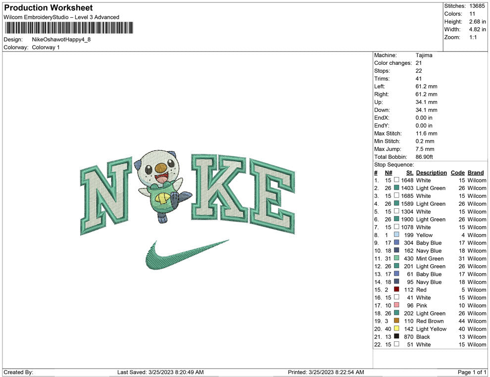 Nike Oshawott Happy