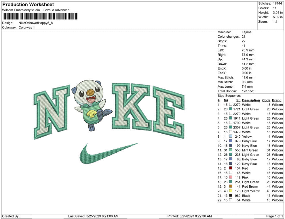 Nike Oshawott Happy