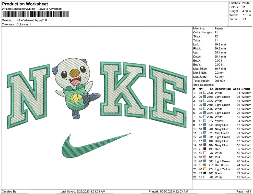 Nike Oshawott Happy