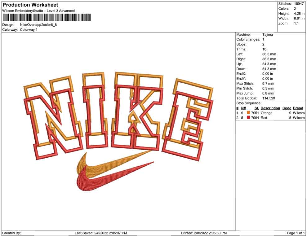 Nike Overlapp 2 color