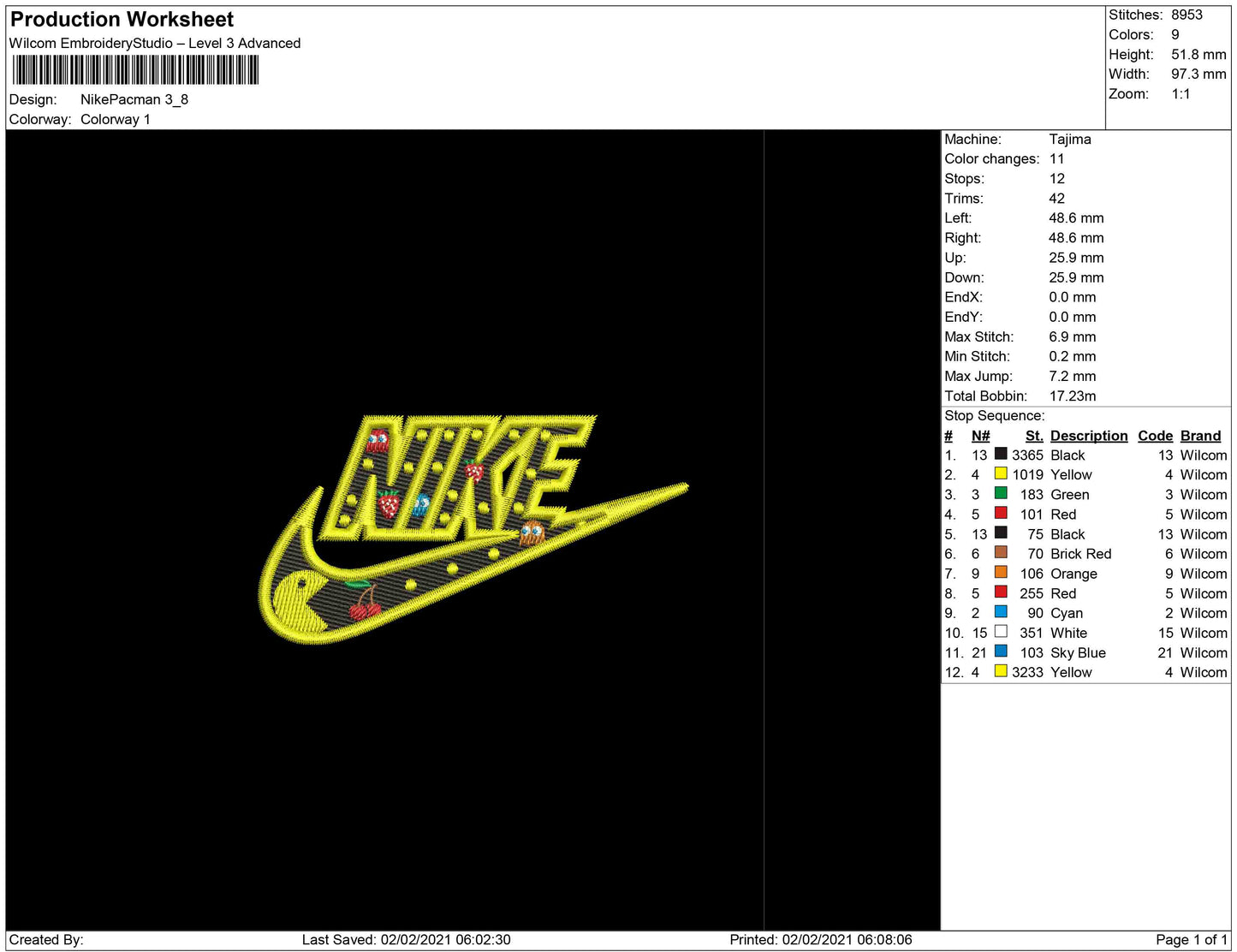 Nike Pac Man