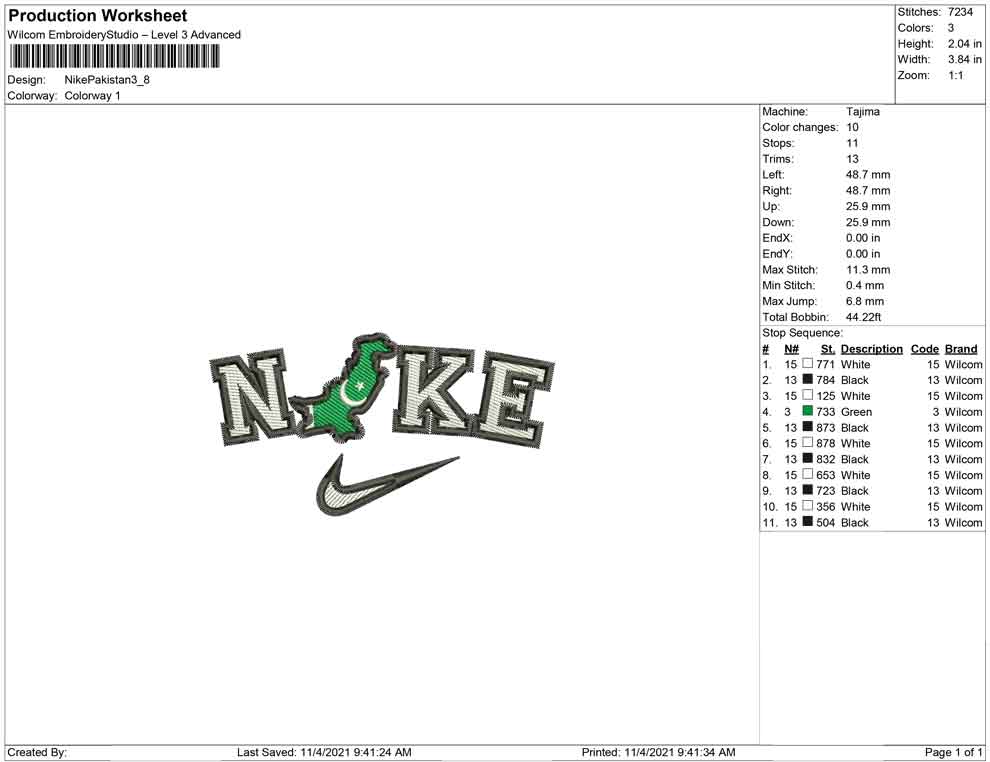 Nike Pakistan Map