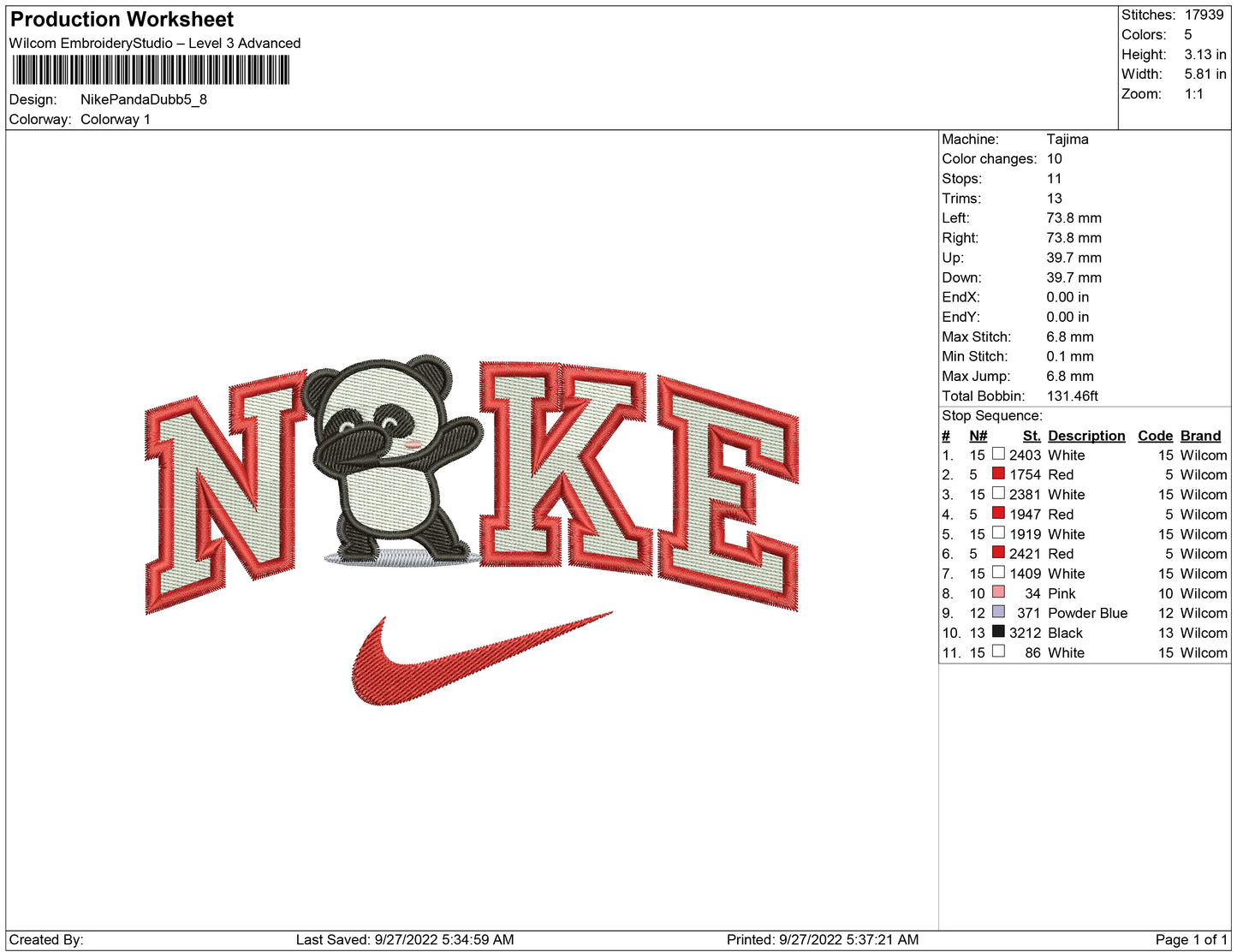 Nike Panda dubb