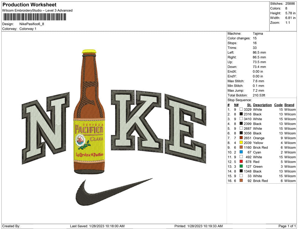 Nike Pasifico Bottle