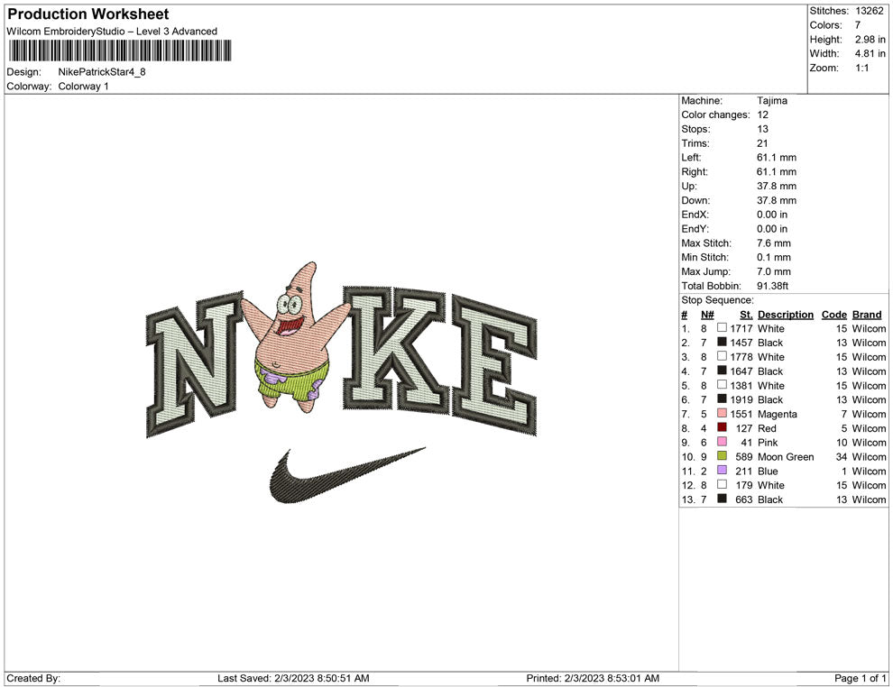 Nike Patrick Star