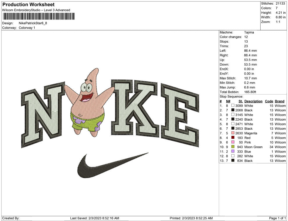 Nike Patrick Star