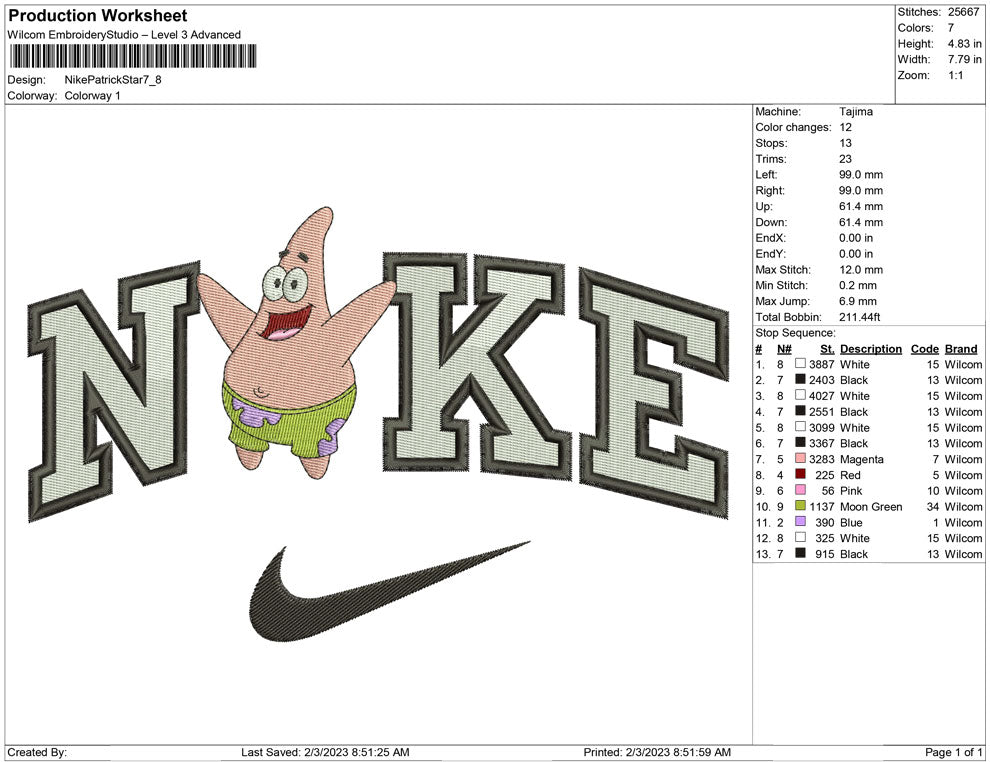 Nike Patrick Star