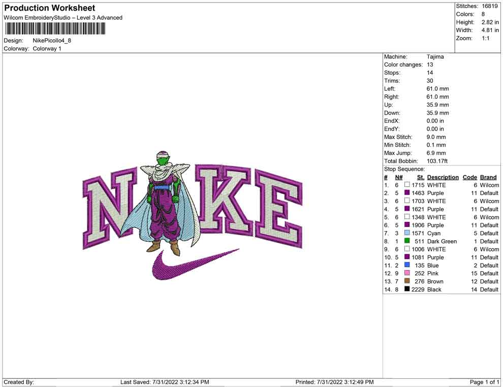 Nike Piccolo