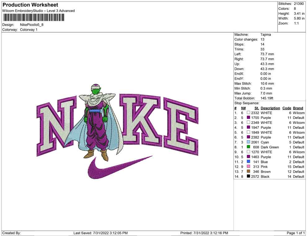 Nike Piccolo