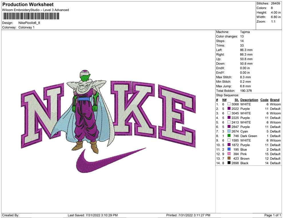 Nike Piccolo