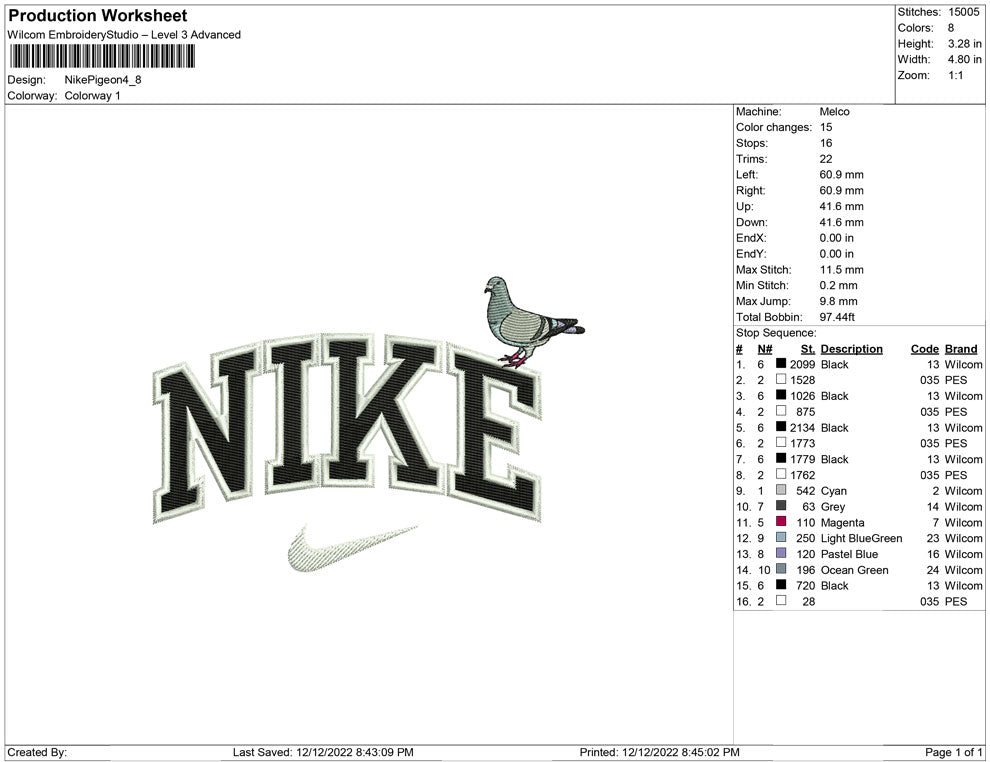 Nike Pigeon