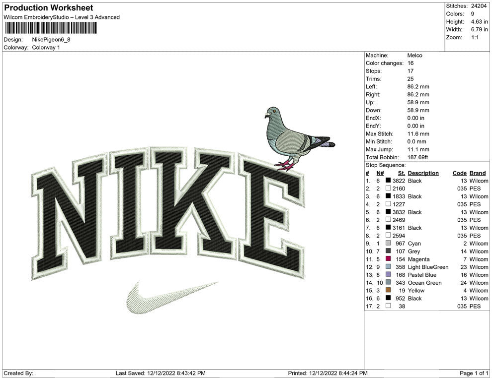 Nike Pigeon