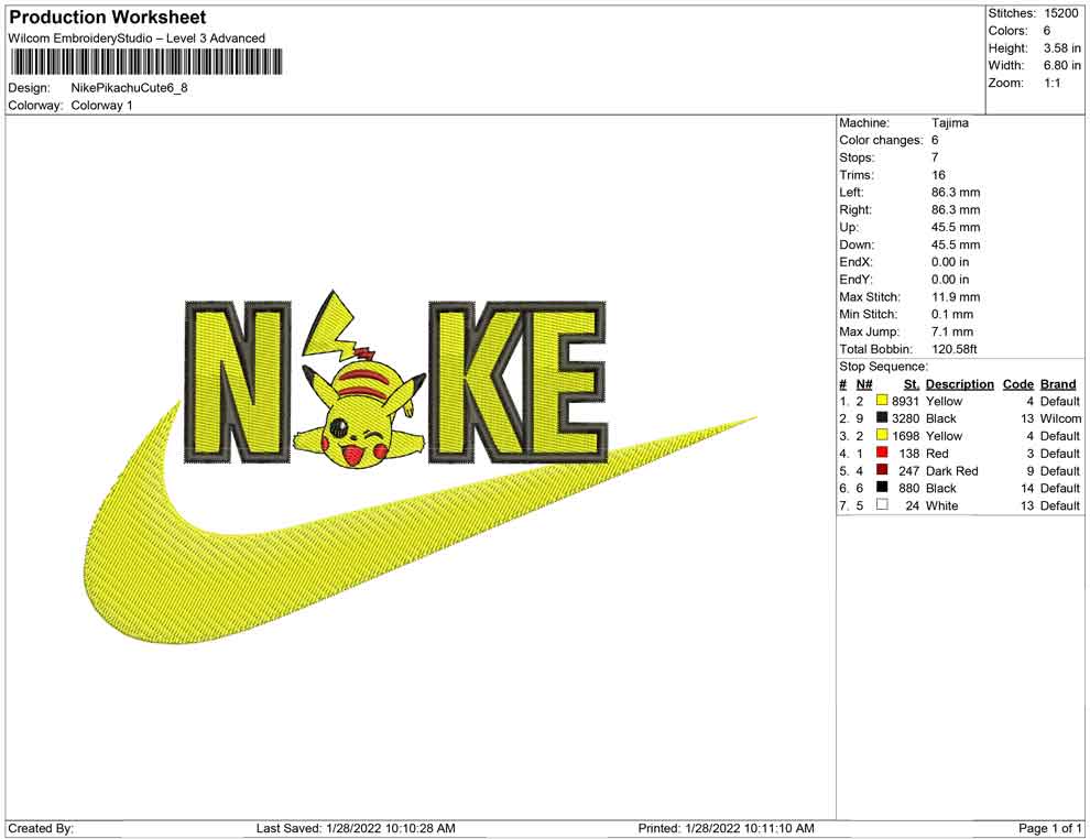 Nike Pikachu cute