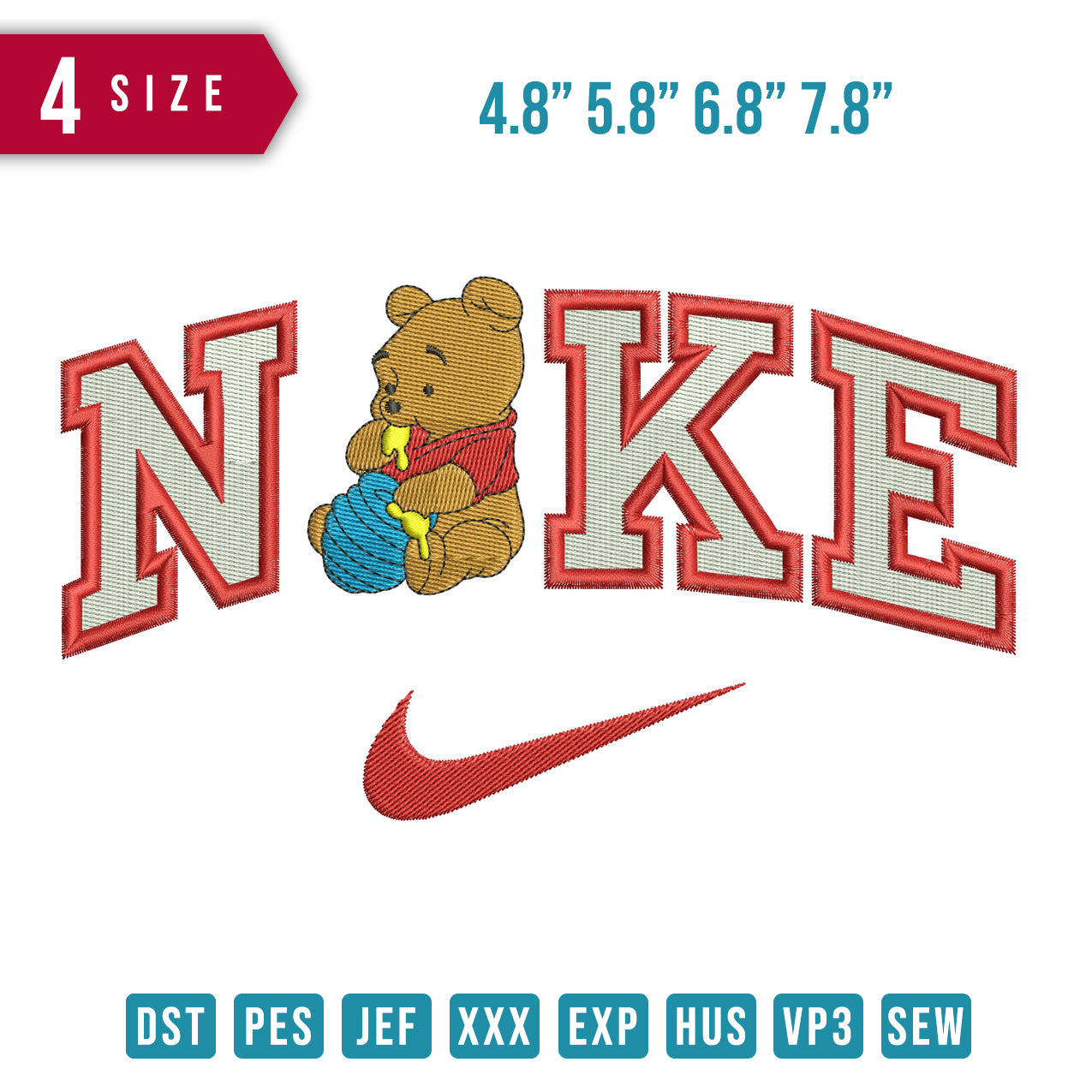 Nike Pooh eat honey