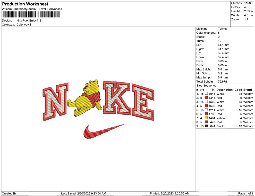 Nike Pooh Enjoy