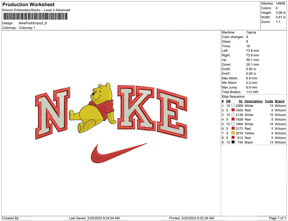 Nike Pooh Enjoy