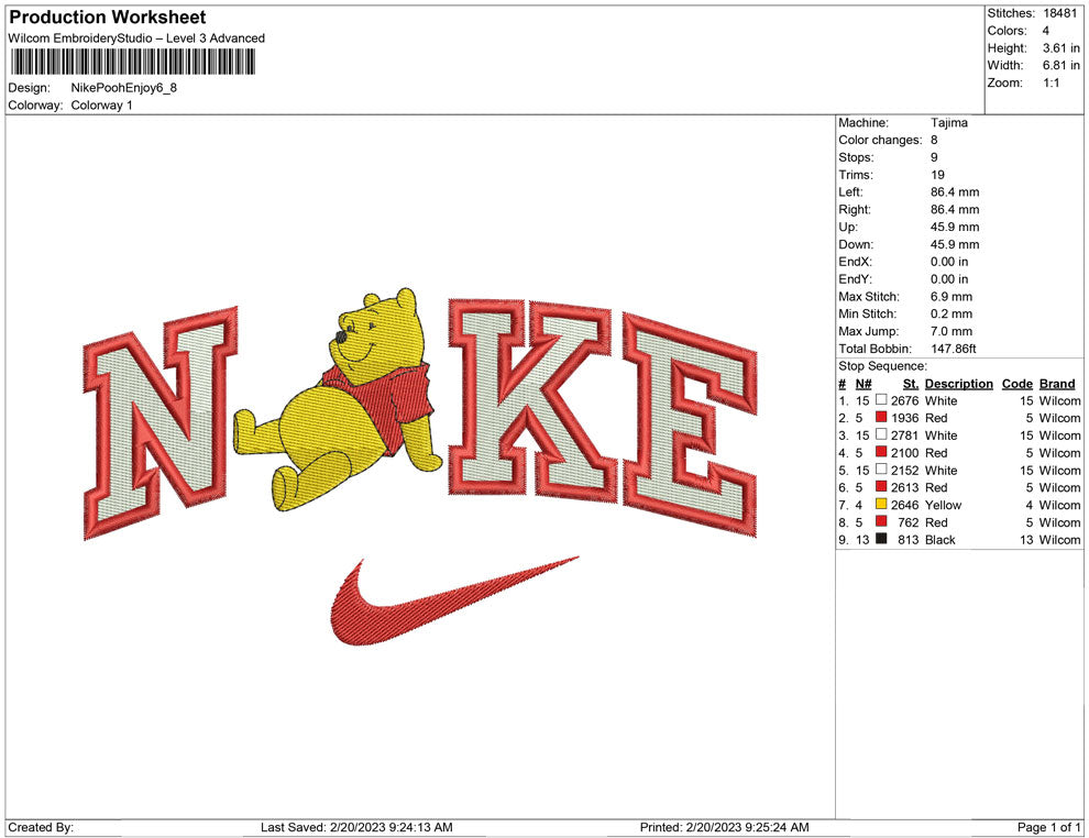 Nike Pooh Enjoy