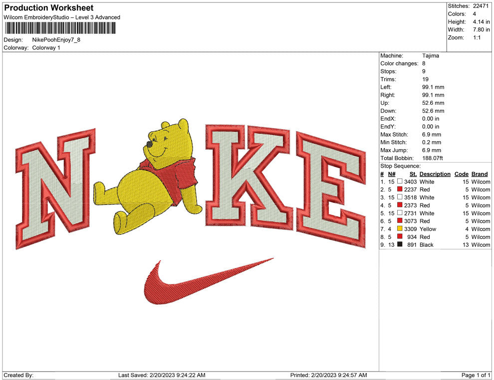 Nike Pooh Enjoy
