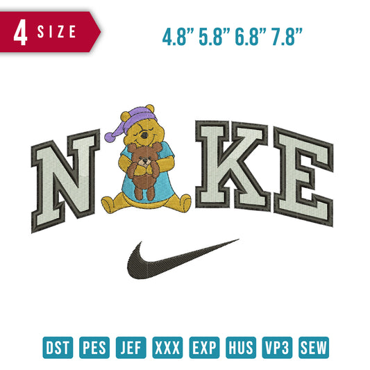 Nike pooh teddy bear