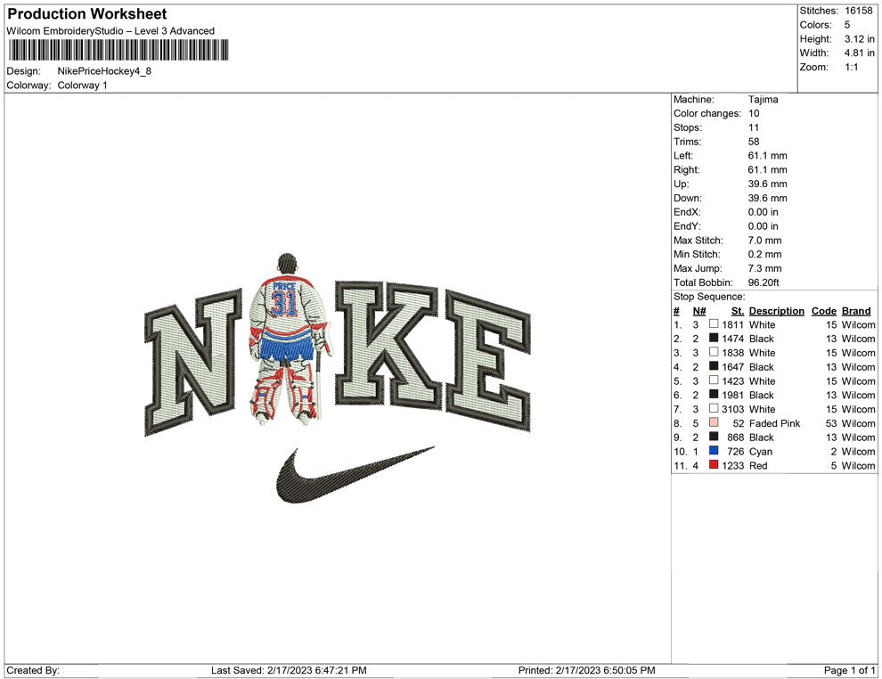 Nike Price hockcey