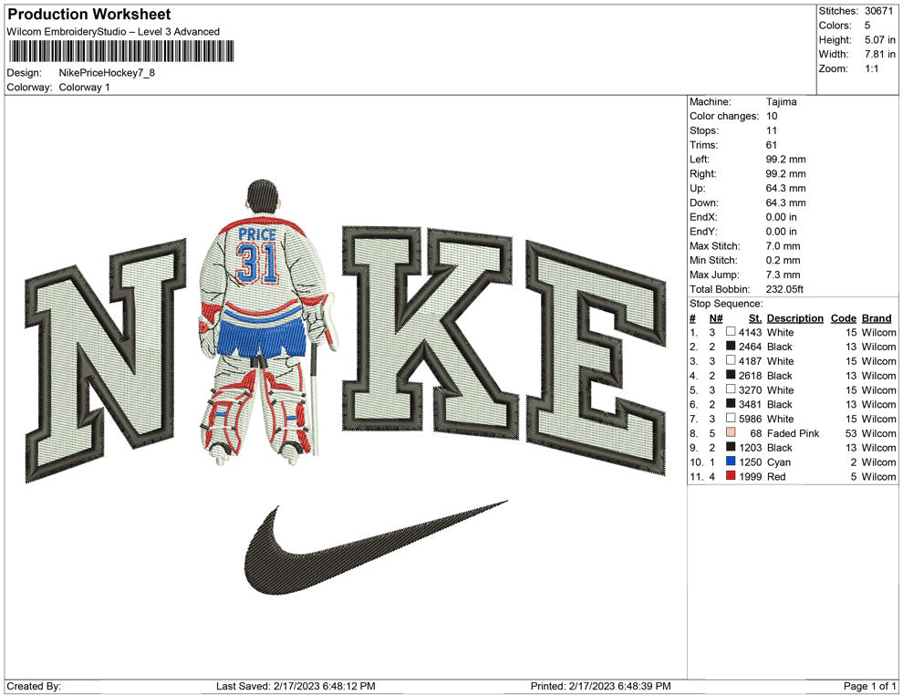 Nike Price hockcey