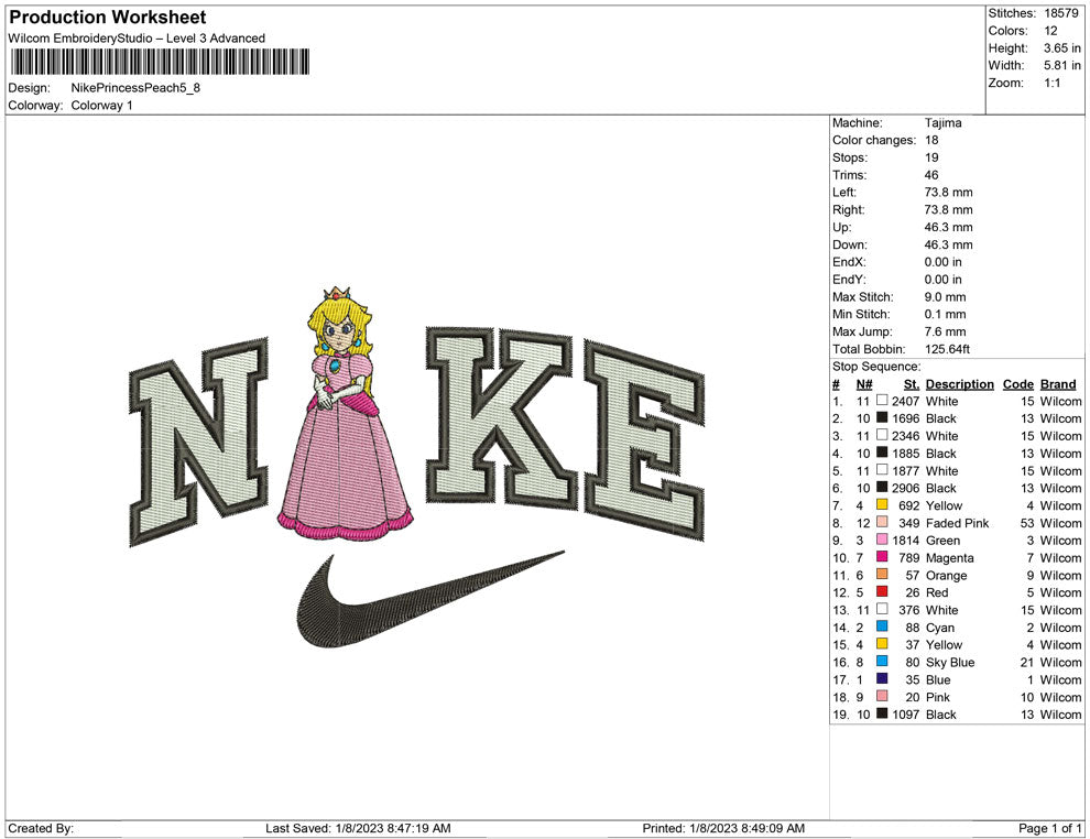 Nike Princess Peach