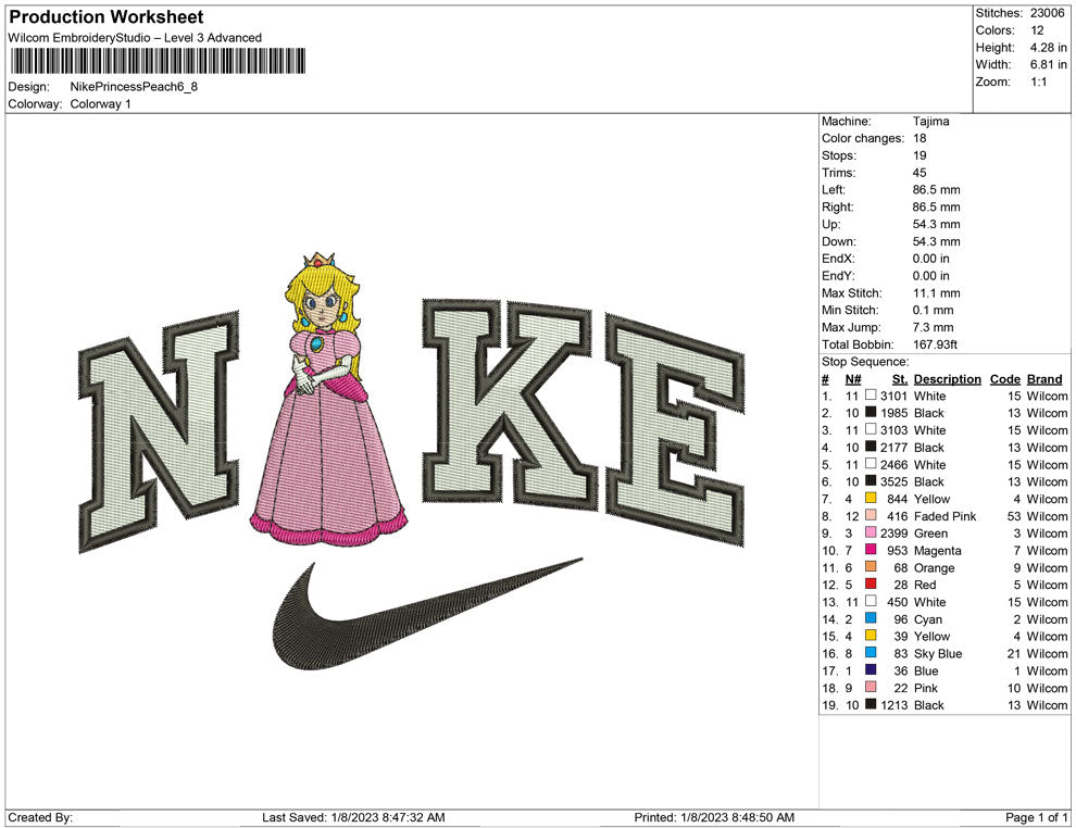 Nike Princess Peach