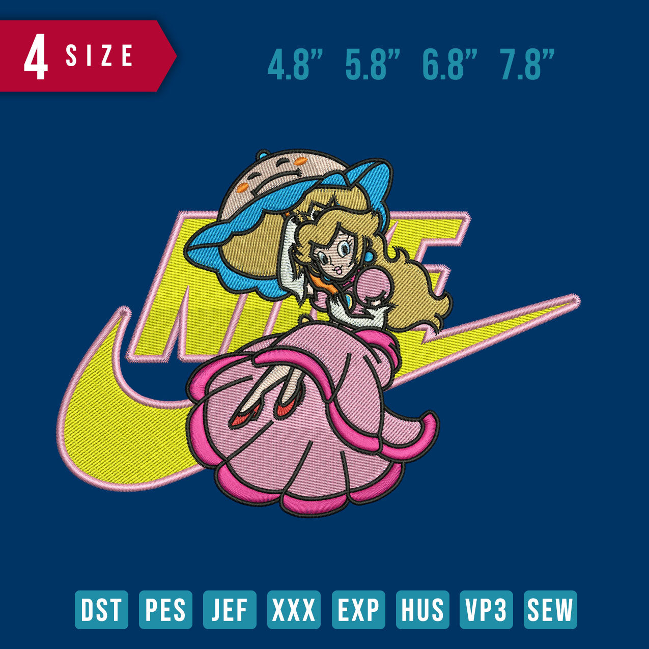 Nike Princess Peach Flying