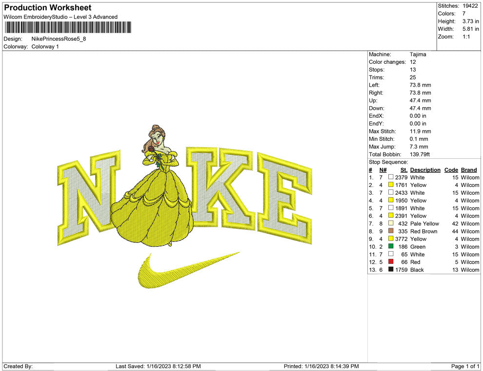 Nike Princess and Rose