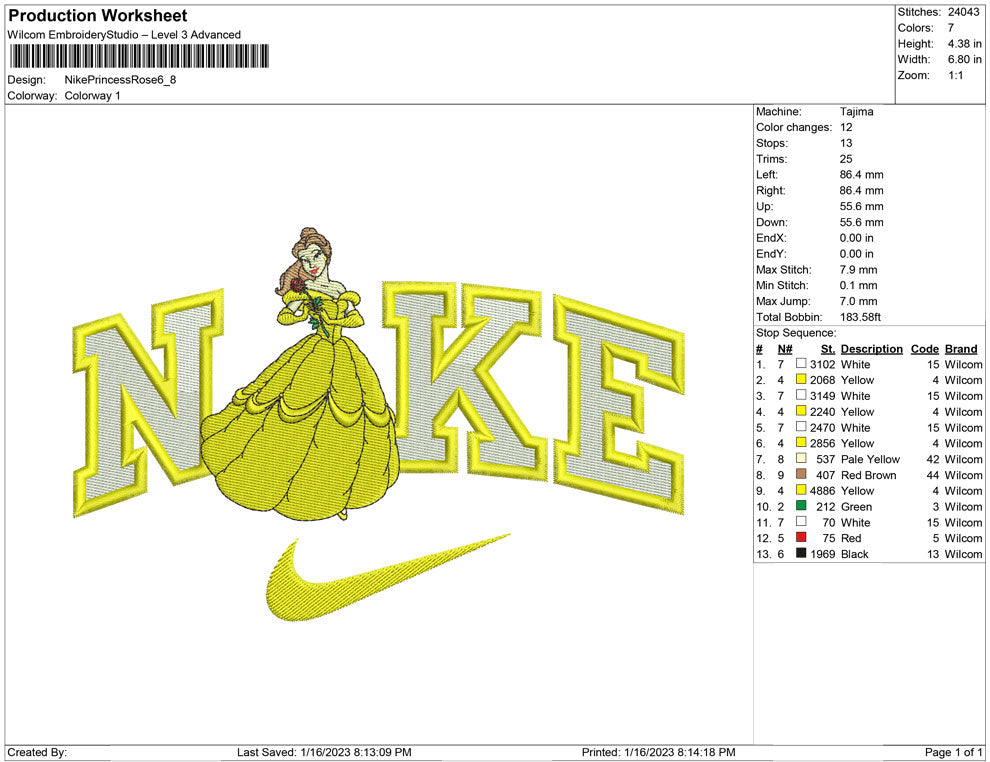 Nike Princess and Rose