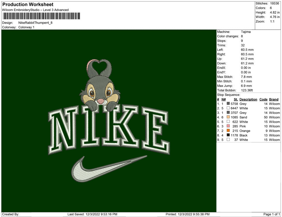 Nike Rabbit Thumper love
