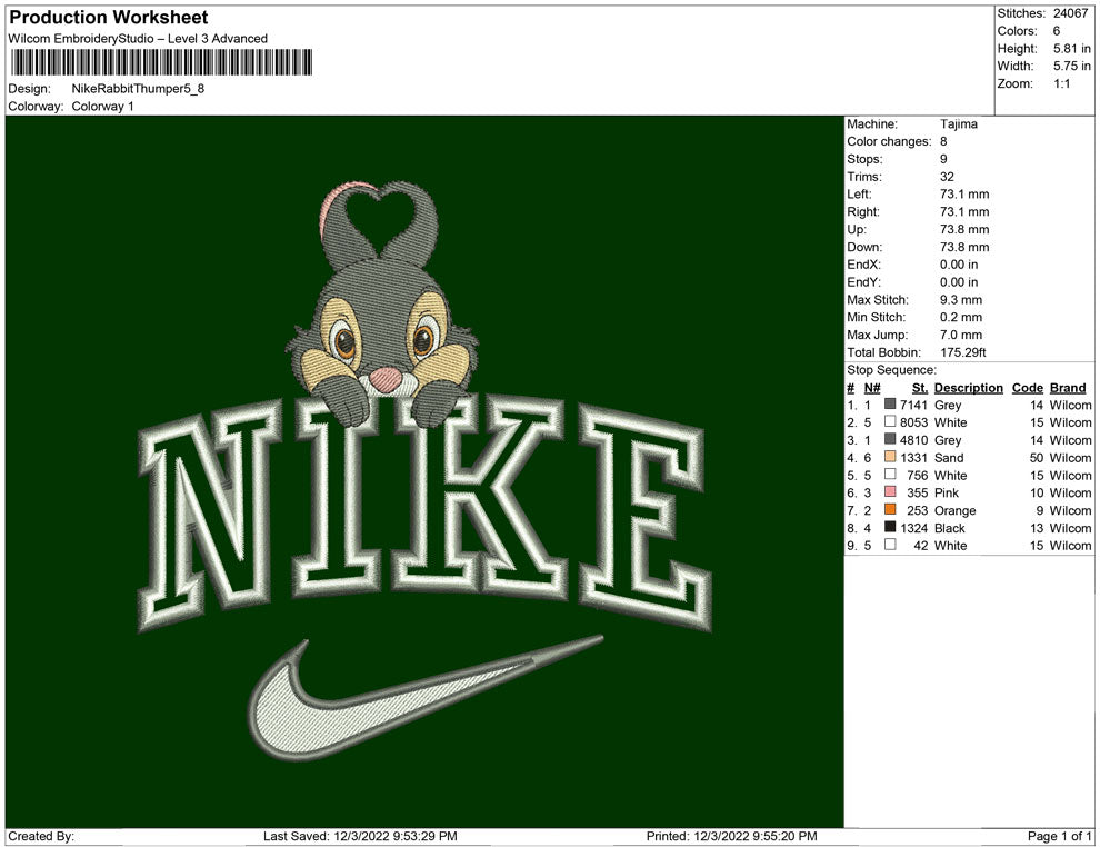 Nike Rabbit Thumper love