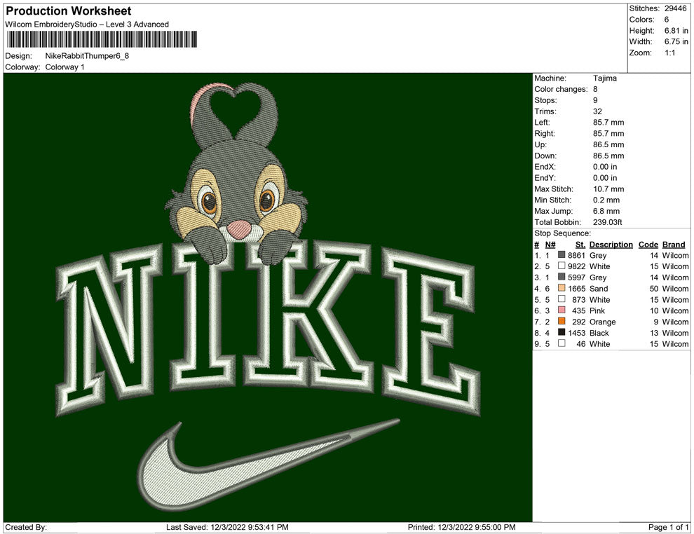 Nike Rabbit Thumper love