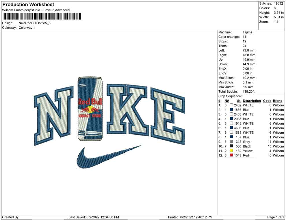 Nike RedBull bottle