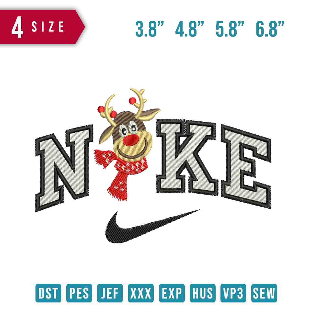 Nike Reindeer with Syal