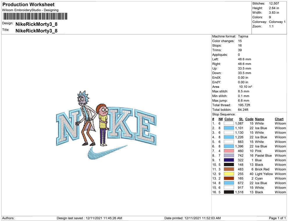 Nike Rick and Morty