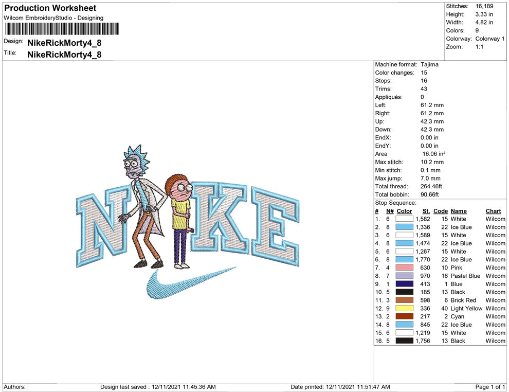 Nike Rick and Morty