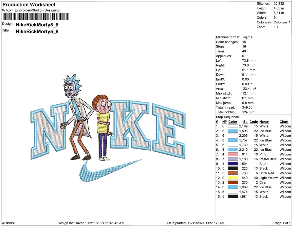 Nike Rick and Morty