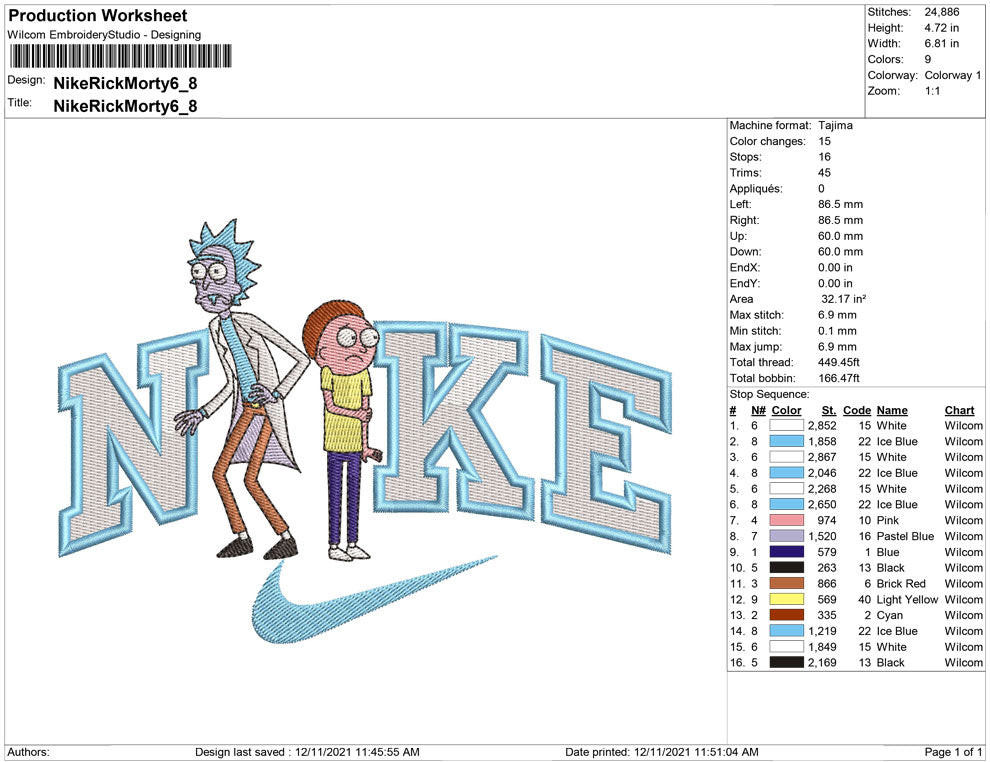 Nike Rick and Morty