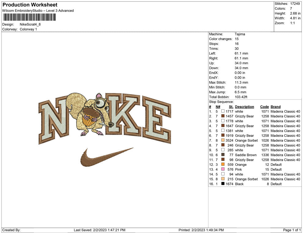 Nike Scrat