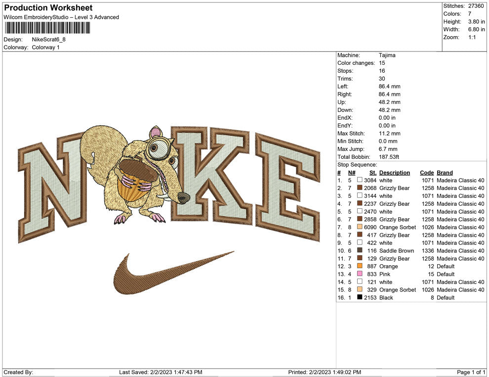 Nike Scrat